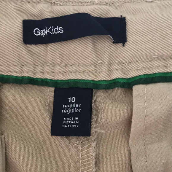 Gap Kids khaki Bermuda Shorts Girls size 10 - Picture 3 of 9